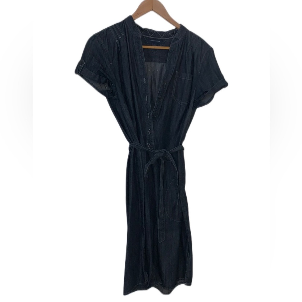 Tommy Hilfiger belted  jean dress